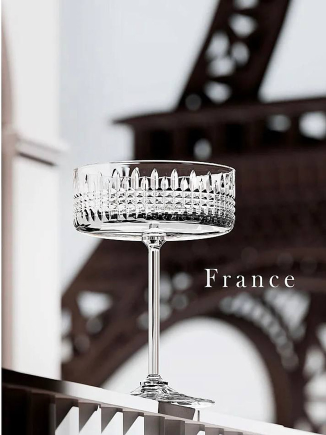 Набор хрустальных бокалов Шампанка, коллекция France. Стеклозавод Неман, 2 шт., 200 мл., купить на CrossVill | Маркетплейс. Доставка бесплатно