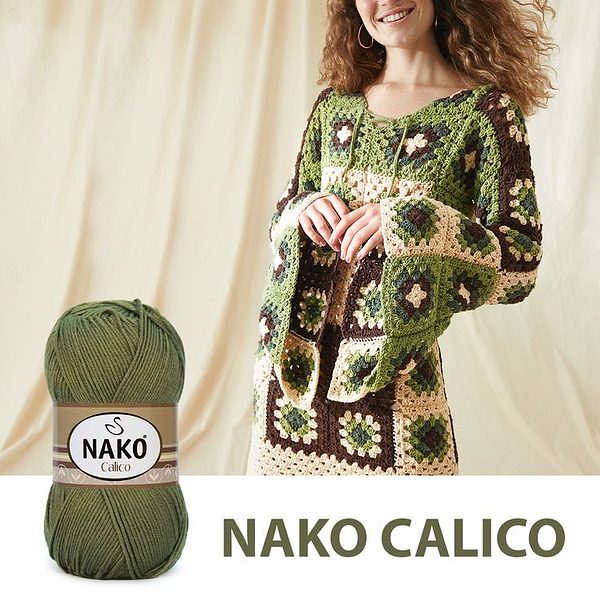 Пряжа Nako Calico (Нако калико) 12270 - ириска