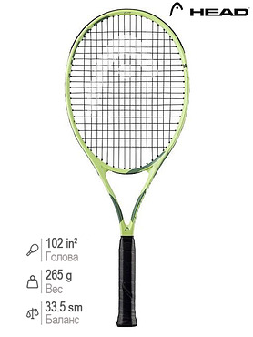 Теннисная ракетка Head MX Attitude Elite (102, 265 гр, бал. 33.5 см)