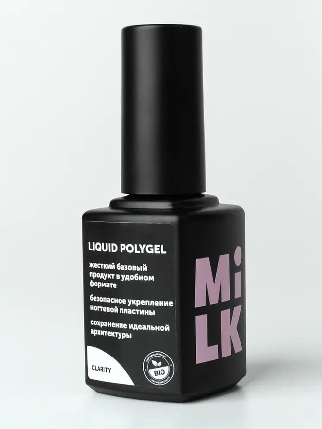  Полигель MILK Жидкий Liquid Polygel Milk №01 Clarity, 15 мл купить на CrossVill