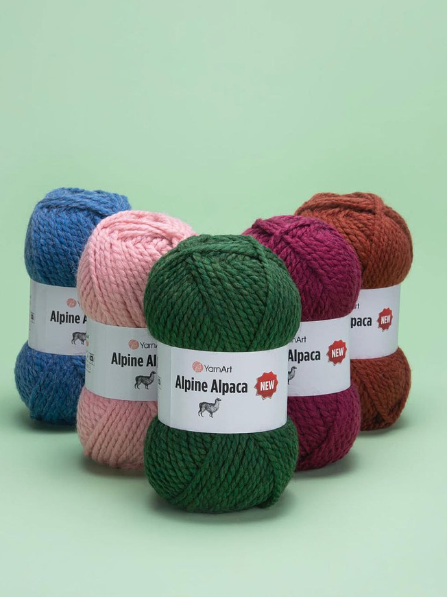 Пряжа для ручного вязания YarnArt Alpine Alpaca New (Алпине Альпака Нью) 1439 - черный