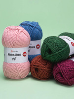 Пряжа для ручного вязания YarnArt Alpine Alpaca New (Алпине Альпака Нью) 1451 - слива