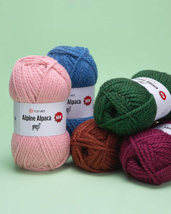 Пряжа для ручного вязания YarnArt Alpine Alpaca New (Алпине Альпака Нью) 1431 - шоколад