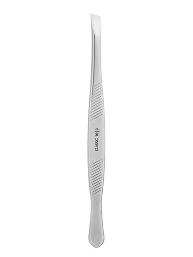 Пинцет STALEKS Classic 10 TYPE 3 для бровей, широкие скошенные кромки купить на CrossVill