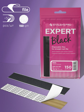 Сменные файлы papmAm STALEKS PRO для пилки прямой EXPERT 22 150 грит, 50 шт