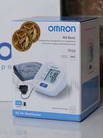 Автоматический тонометр для измерения артериального давления Omron/Омрон M2 Basic (HEM-7121-ARU)