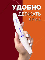 Купить на CrossVill набор из 10 профессиональных двухсторонних пилок Elite Nails для маникюра и педикюра с мягкой абразивностью 180/180 грит.