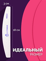 Купить на CrossVill набор из 10 профессиональных двухсторонних пилок Elite Nails для маникюра и педикюра с мягкой абразивностью 180/240 грит.