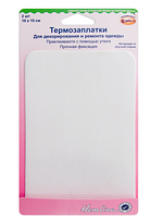 Термозаплатки для ремонта и декора одежды Hemline, белые, 10х15 см, 2 шт.  купить на CrossVill