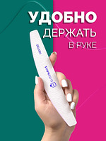 Купить на CrossVill набор из 10 профессиональных двухсторонних пилок Elite Nails для маникюра и педикюра с абразивностью 100/180 грит.