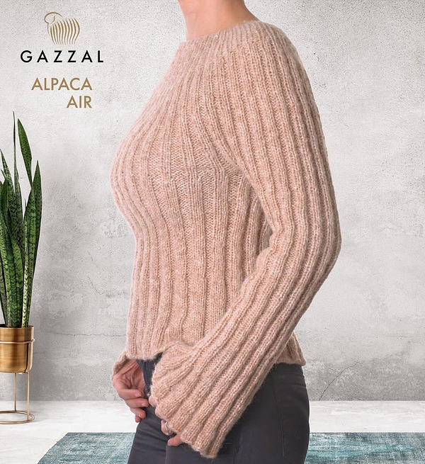 Пряжа для ручного вязания Gazzal Alpaca Air (Газзал Альпака Эйр) 87 коралловый 