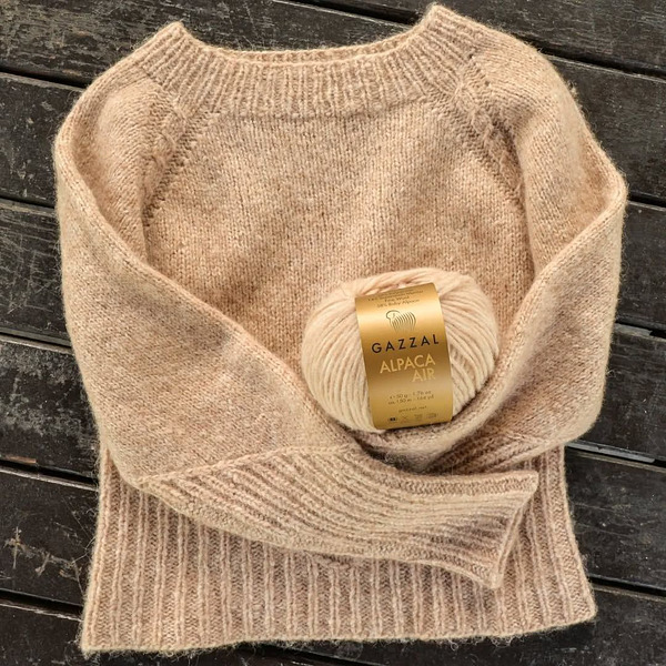 Пряжа для ручного вязания Gazzal Alpaca Air (Газзал Альпака Эйр) 87 коралловый 