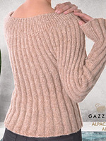 Пряжа для ручного вязания  Gazzal Alpaca Air (Газзал Альпака Эйр) 109 желток