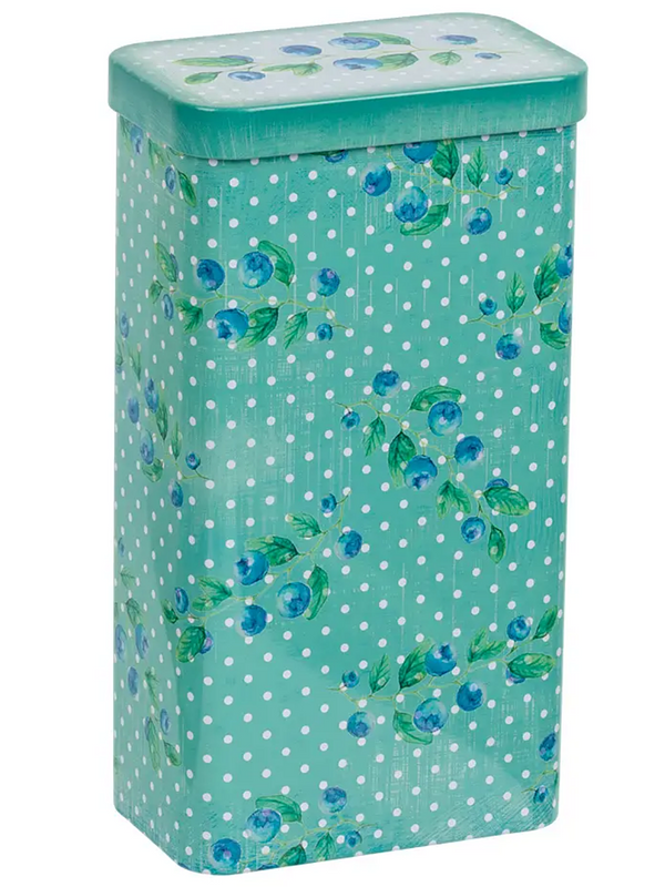 Коробка жестяная, 10.3 х 6.3 х 18.8 см ,"Черника" купить на CrossVill