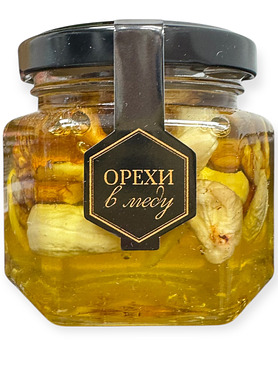 Цветочный мёд с ореховым ассорти