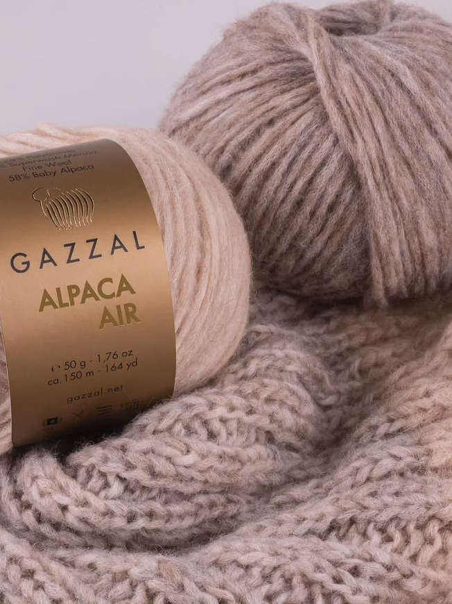 Пряжа для ручного вязания Gazzal Alpaca Air (Газзал Альпака Эйр) 83 светло - розовый