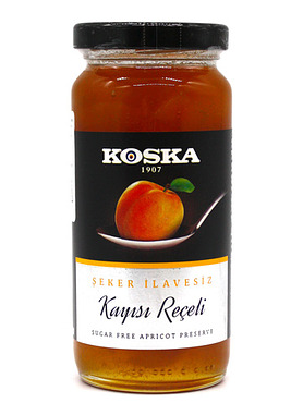 Джем без сахара Koska из абрикоса, 290 гр