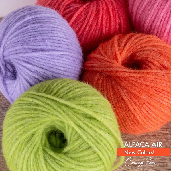 Пряжа для ручного вязания  Gazzal Alpaca Air (Газзал Альпака Эйр) 104 - электрик 