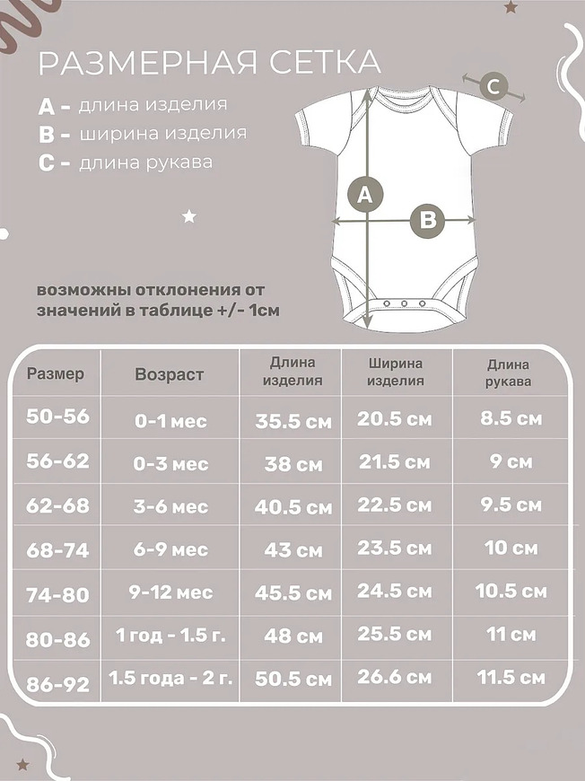 Боди для новорожденных с коротким рукавом хлопковые 3 шт, комплект бодиков для малышей BAZARNA