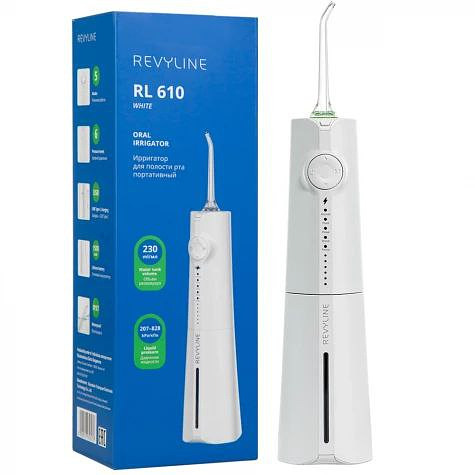 Ирригатор Revyline RL 610 – высокотехнологичная портативная модель. Цвет белый. Маркетплейс CrossVill Беларусь