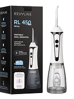 Портативный ирригатор Revyline RL 450 New создан для высококачественного ухода за полостью рта. высокомощный портативный ирригатор, предназначенный для качественного ухода за полостью рта, брекетами и имплантами. 5 режимами работы, 5 насадок, дорожная сумка