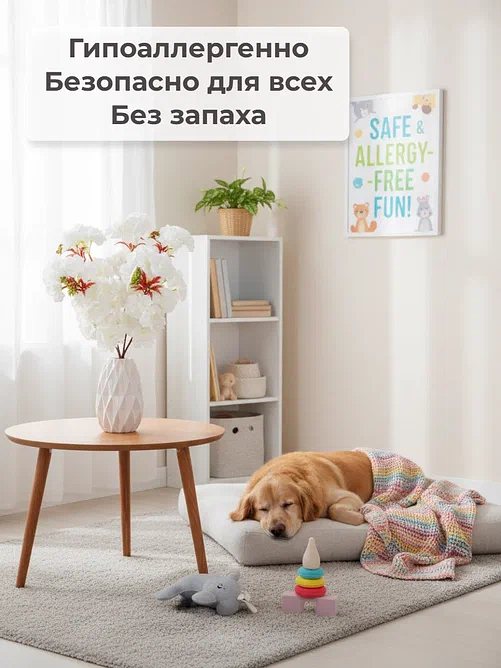 Искусственные цветы для декора, интерьера. Цвет белый. Ветка Сакуры из искусственных цветов. Ветка высотой 47 см., 5 ответвлений, пушистая. Красота и изящество настоящей цветущей сакуры. Искусственные цветы покупайте на crossvill . Беларусь. Высочайшее качество. цветы как настоящие